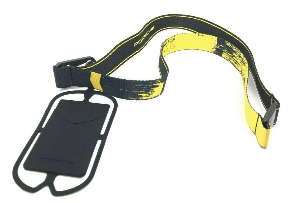 LLAVERO COLGANTE GT4 AMARILLO-NEGRO